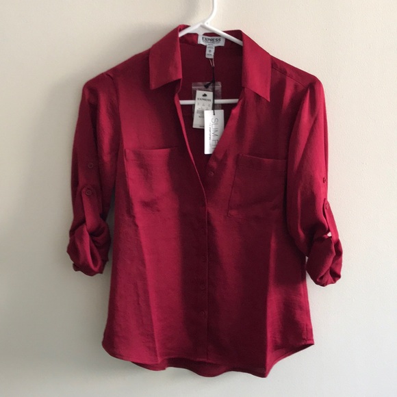 ❗️NWT❗️ Express Portofino Slim Fit Shirt - Picture 3 of 4